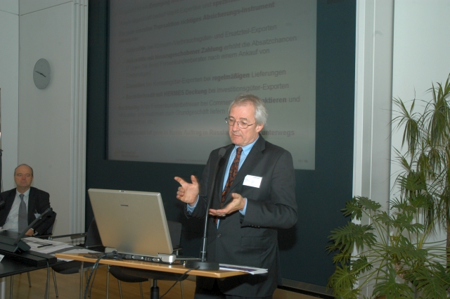 Wirtschaftstag des BVMW mit der Commerzbank Frankfurt am Main und dem Zentrum für Marketing des russischen Unternehmer – Verbandes RSPP, 05.09.2007 in Frankfurt/Main